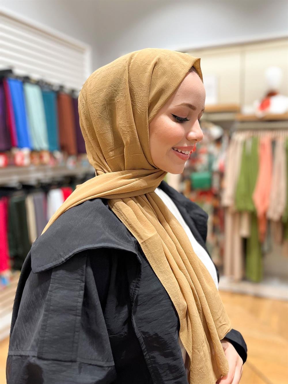 Armine Trend Krinkıl Şifon Şal - ATSKRN-22 - Renk