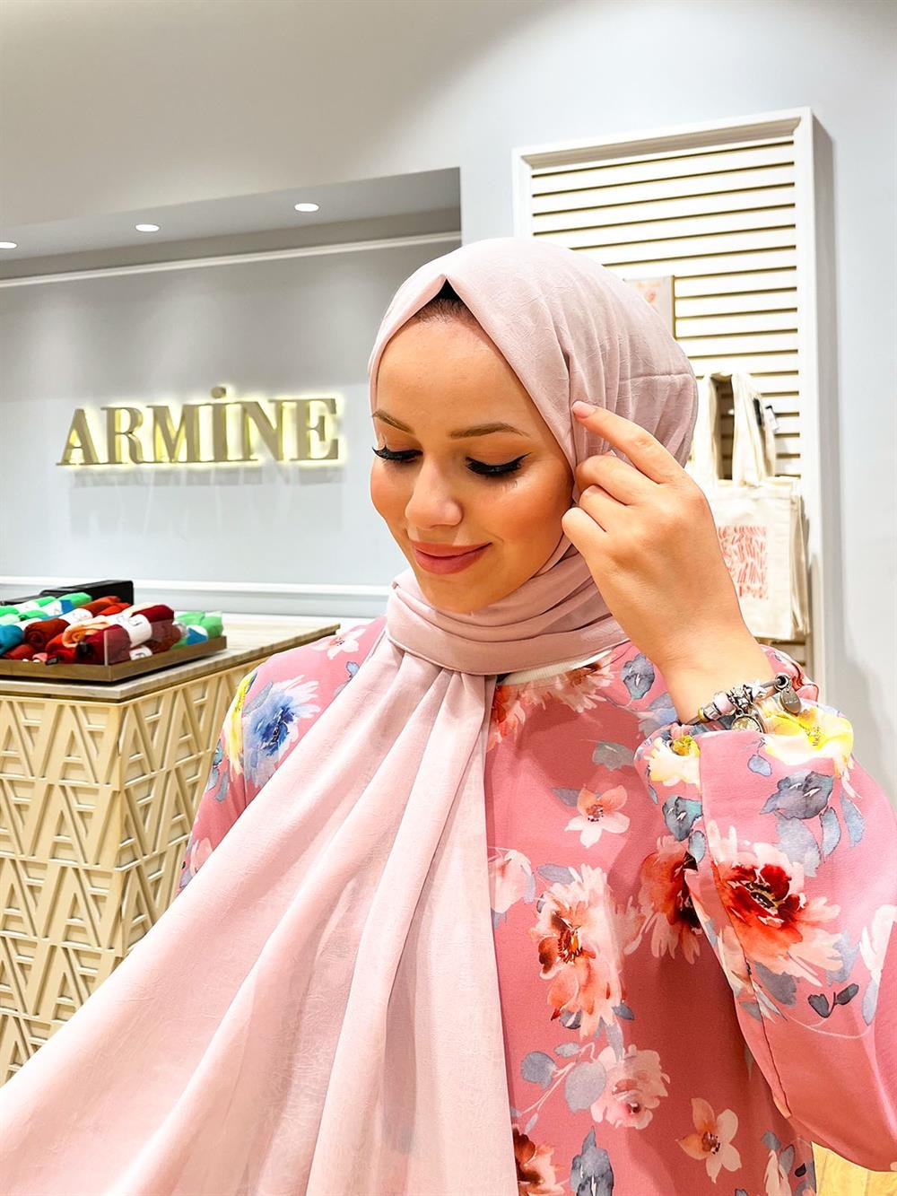 Armine Trend Krinkıl Şifon Şal - ATSKRN-24 - Renk