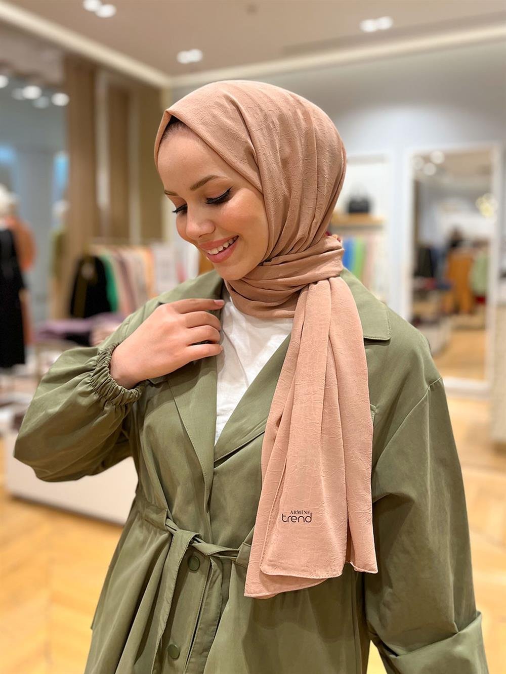 Armine Trend Krinkıl Şifon Şal - ATSKRN-20 - Renk