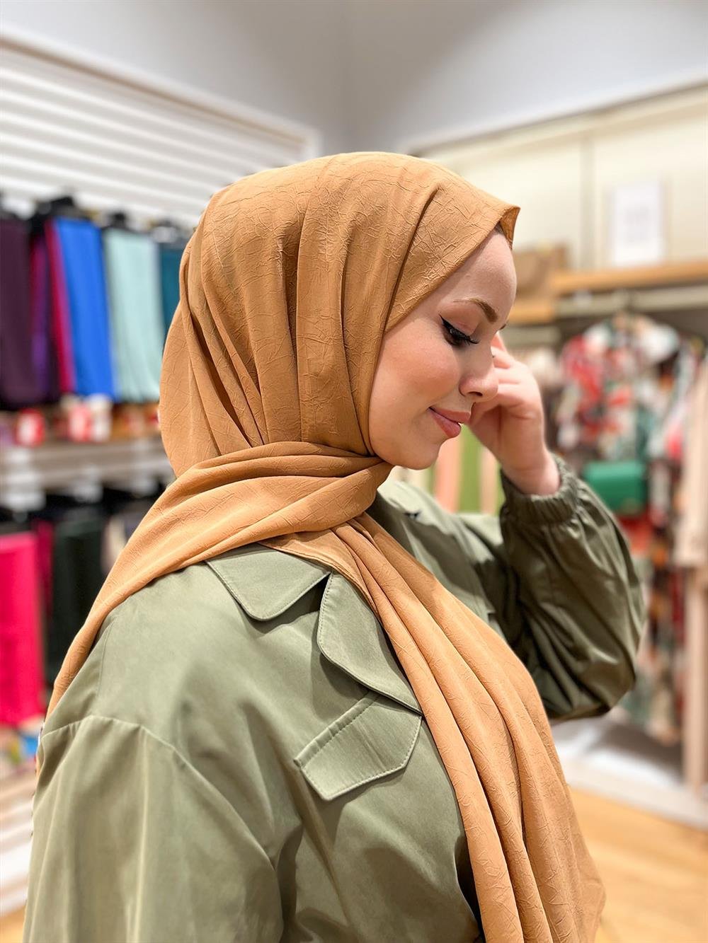 Armine Trend Krinkıl Şifon Şal - ATSKRN-21 - Renk