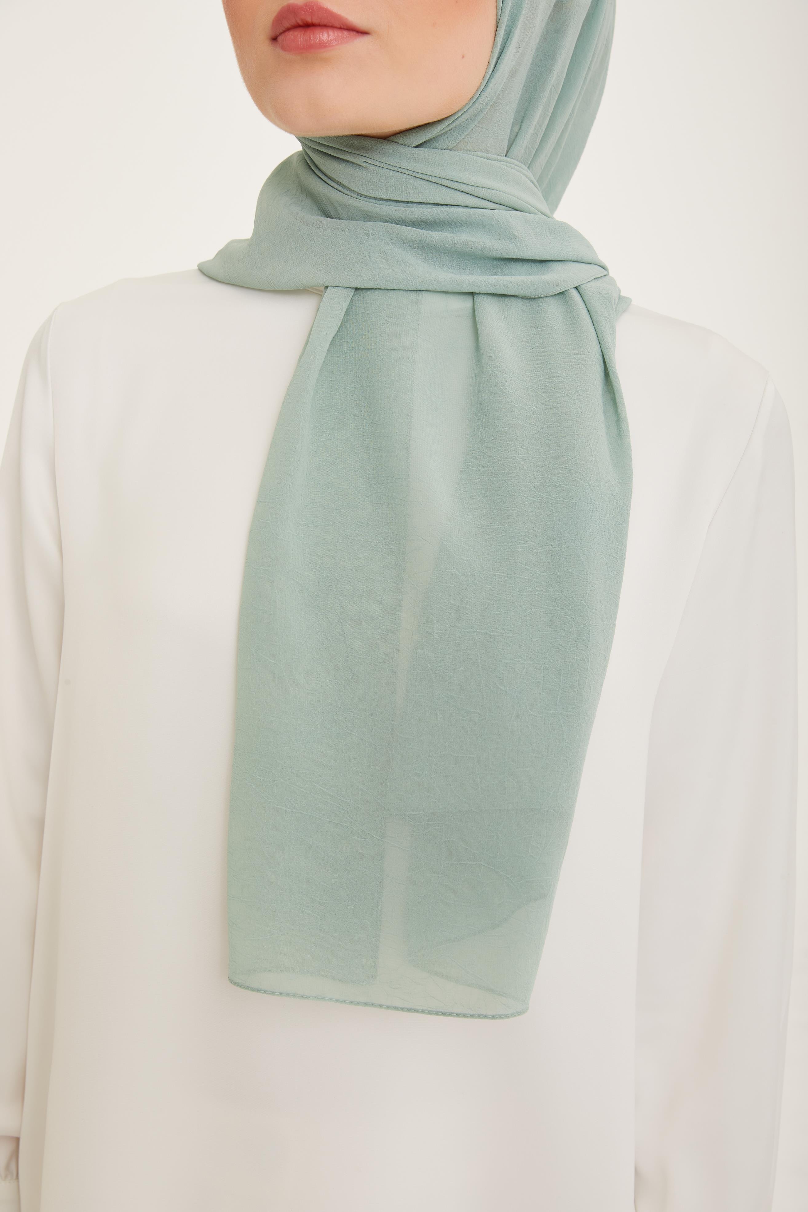 Armine Trend Krinkıl Şifon Şal - ATSKRN - 3'lü Set - Soft Renkler