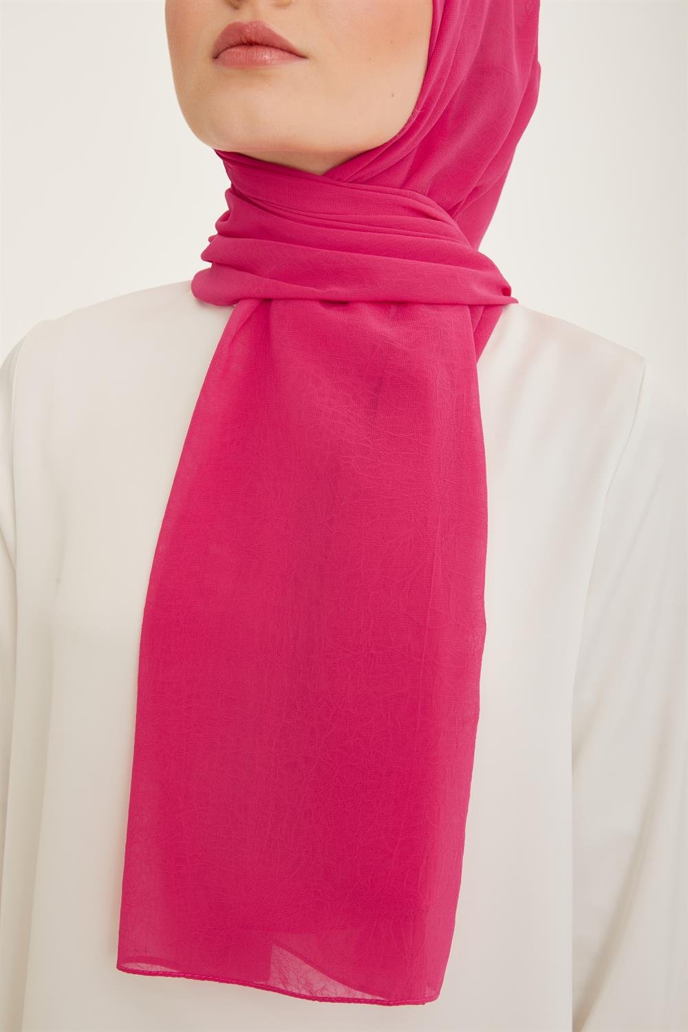 Armine Trend Krinkıl Şifon Şal - ATSKRN-40 - Renk