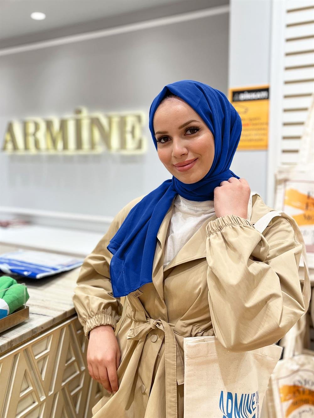 Armine Trend Krinkıl Şifon Şal - ATSKRN-28 - Renk