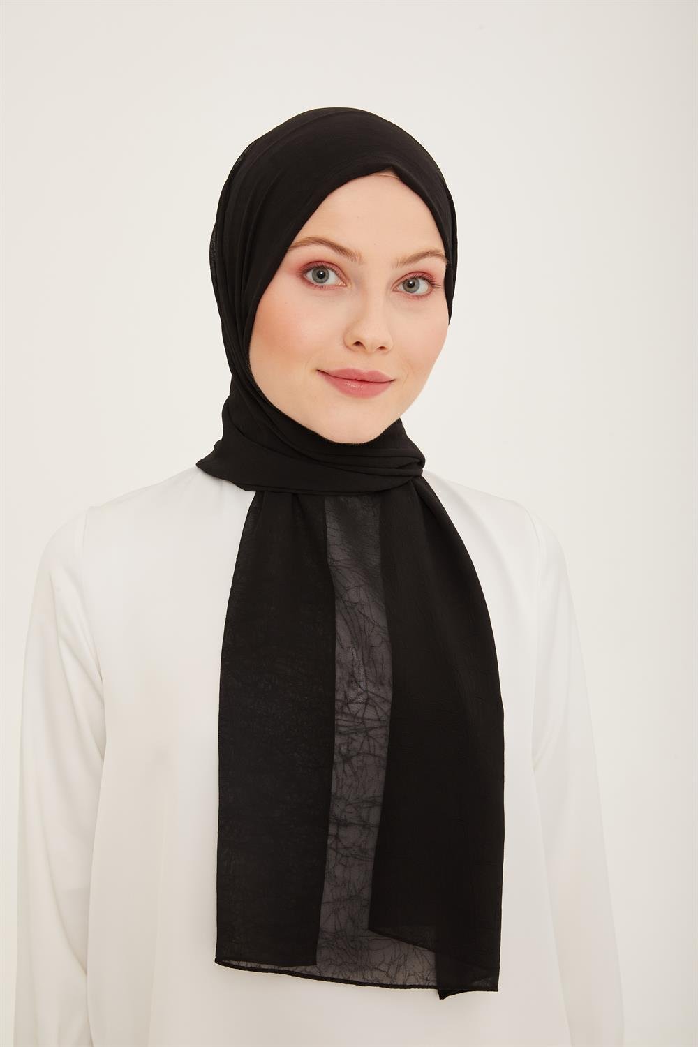 Armine Trend Krinkıl Şifon Şal - ATSKRN-01 - Renk