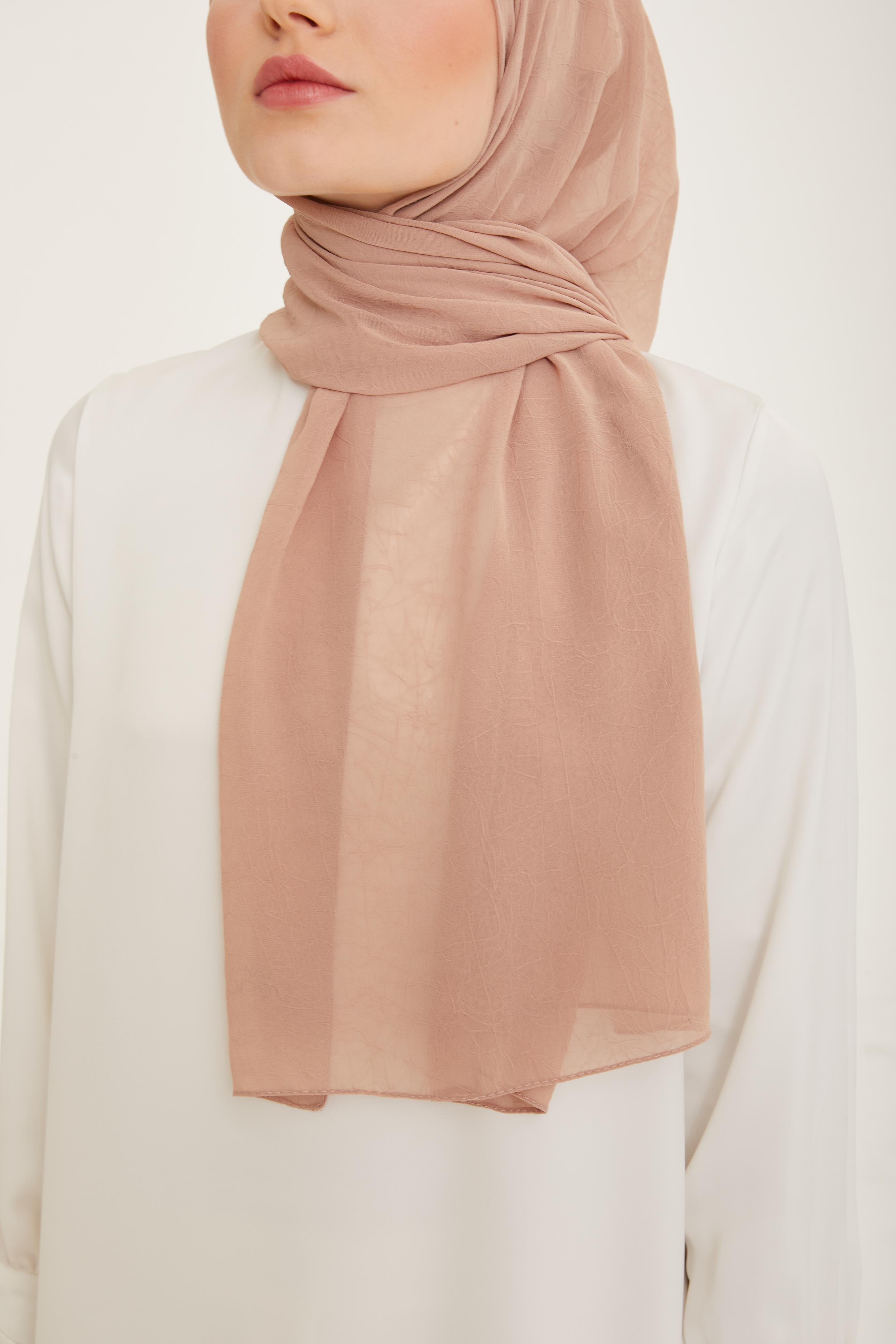 Armine Trend Krinkıl Şifon Şal - ATSKRN - 3'lü Set - Soft Renkler