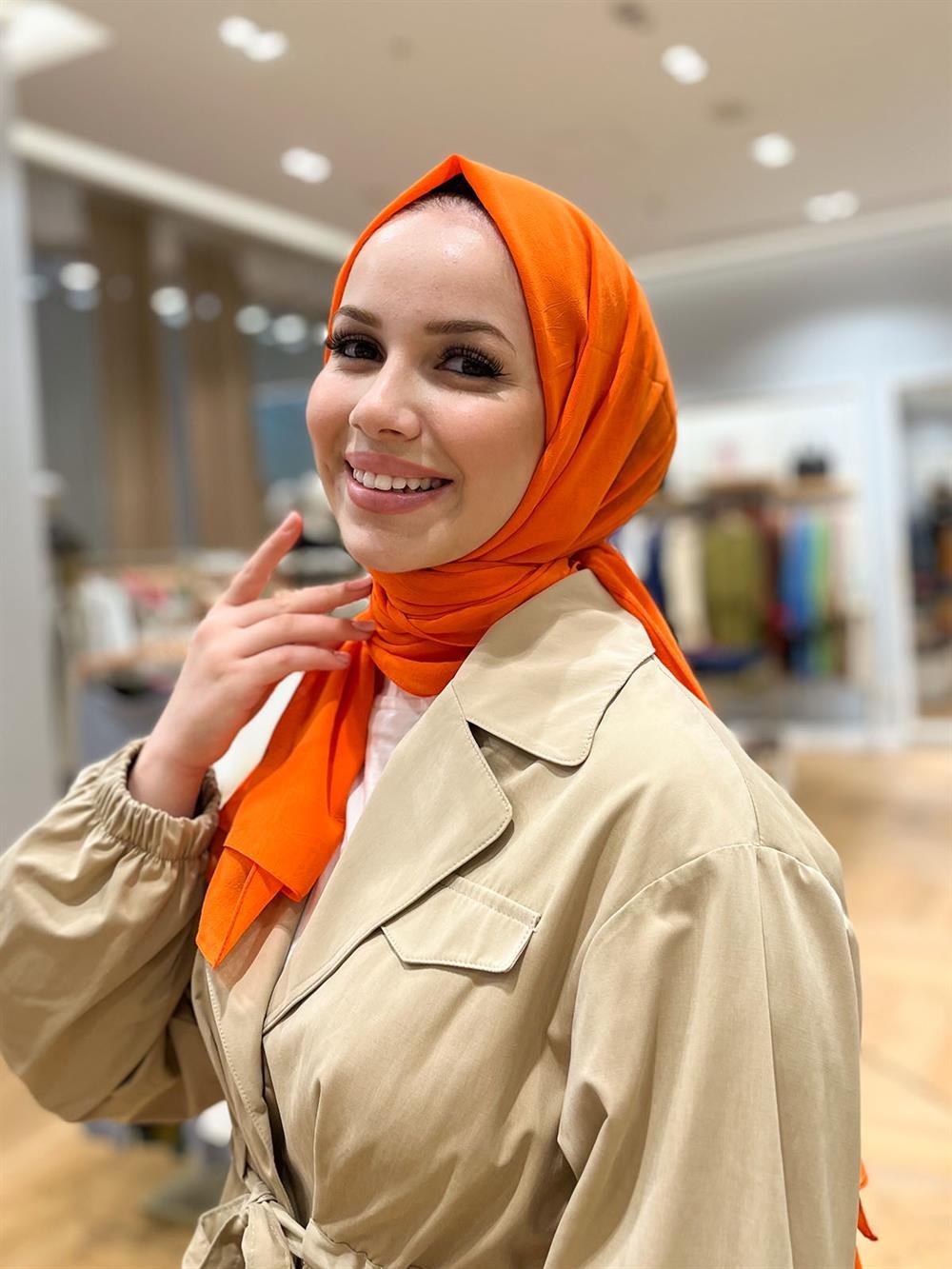 Armine Trend Krinkıl Şifon Şal - ATSKRN-41 - Renk