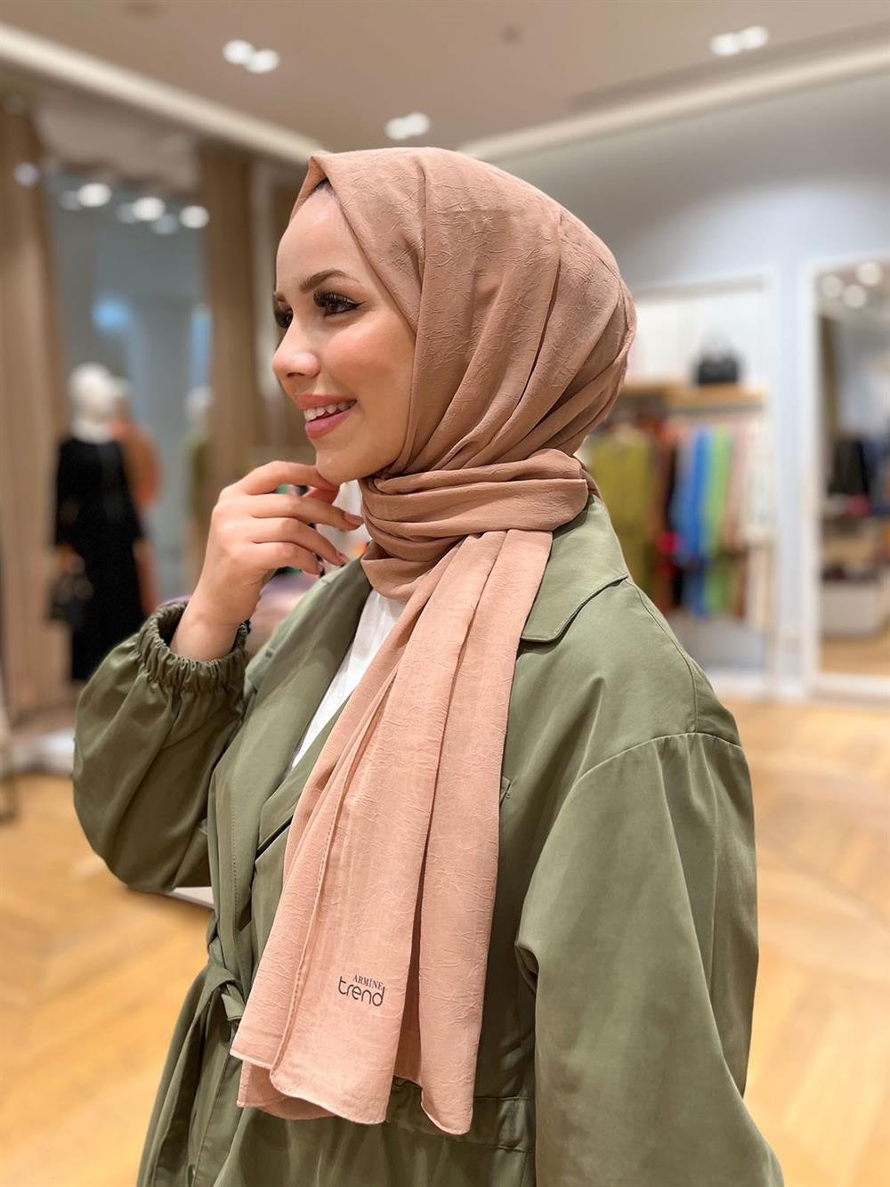 Armine Trend Krinkıl Şifon Şal - ATSKRN-20 - Renk
