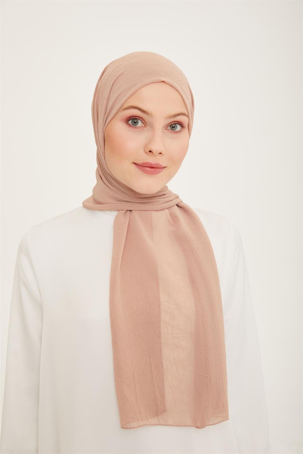 Armine Trend Krinkıl Şifon Şal - ATSKRN-15 - Renk