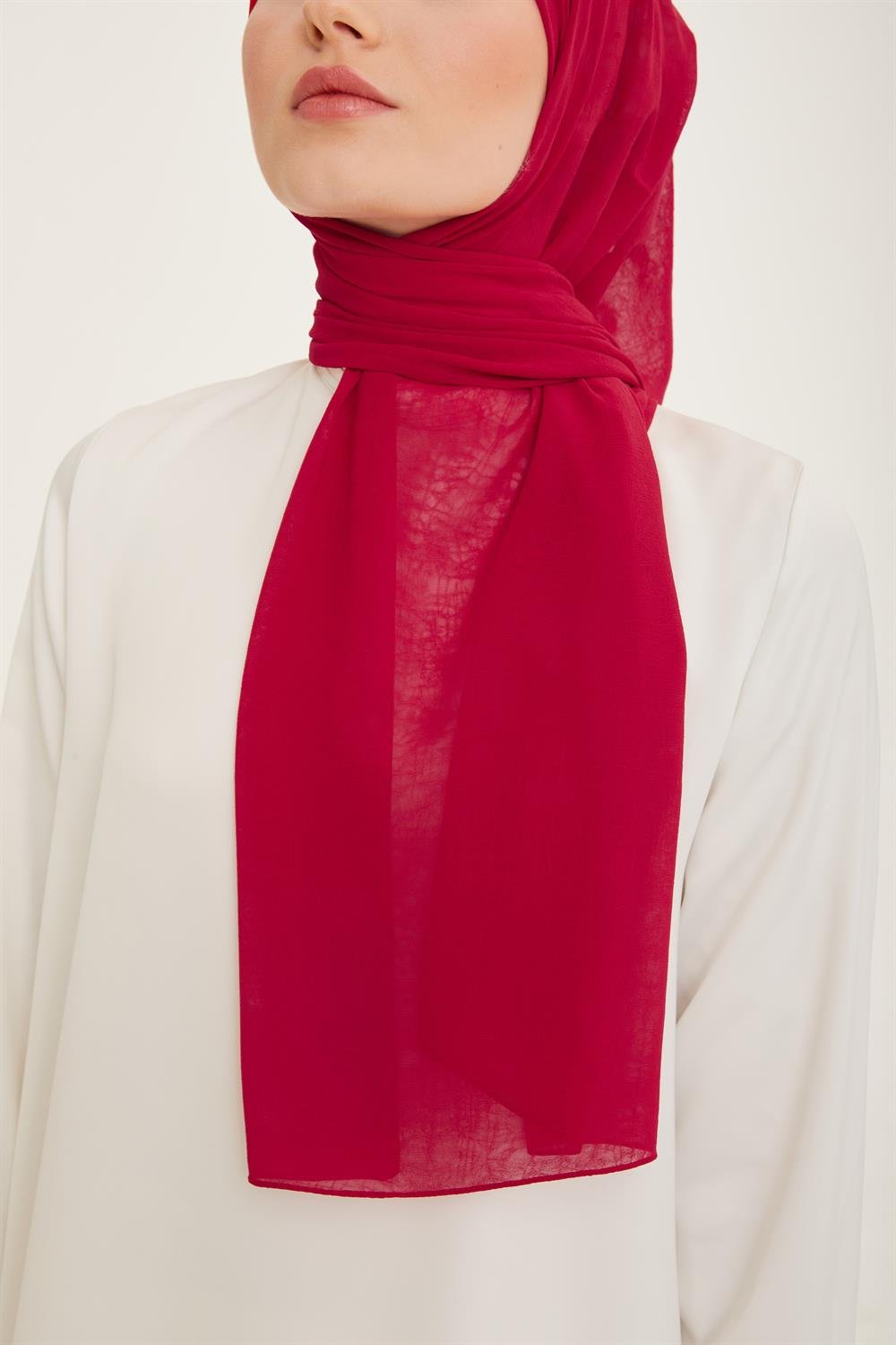 Armine Trend Krinkıl Şifon Şal - ATSKRN-07 - Renk