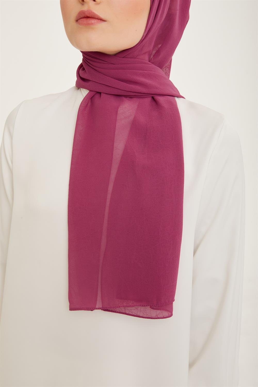 Armine Trend Krinkıl Şifon Şal - ATSKRN-32 - Renk