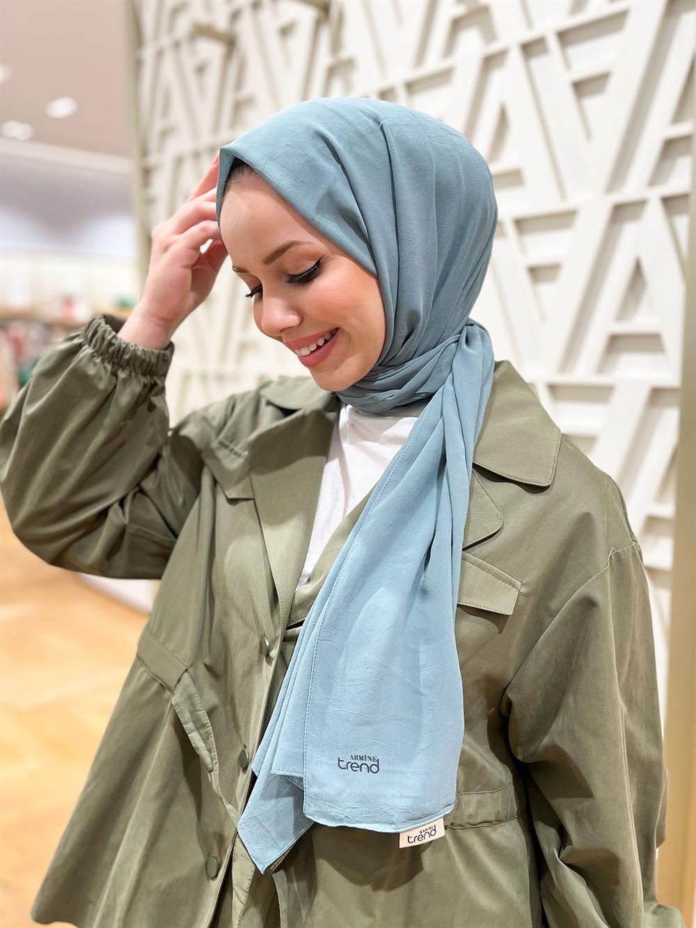 Armine Trend Krinkıl Şifon Şal - ATSKRN-34 - Renk