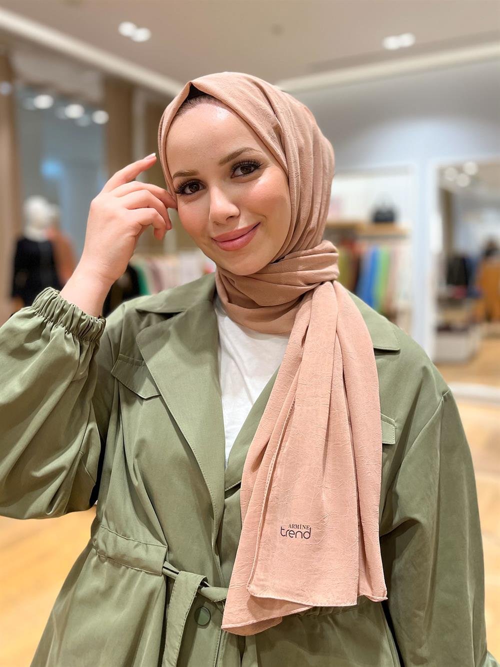 Armine Trend Krinkıl Şifon Şal - ATSKRN-20 - Renk