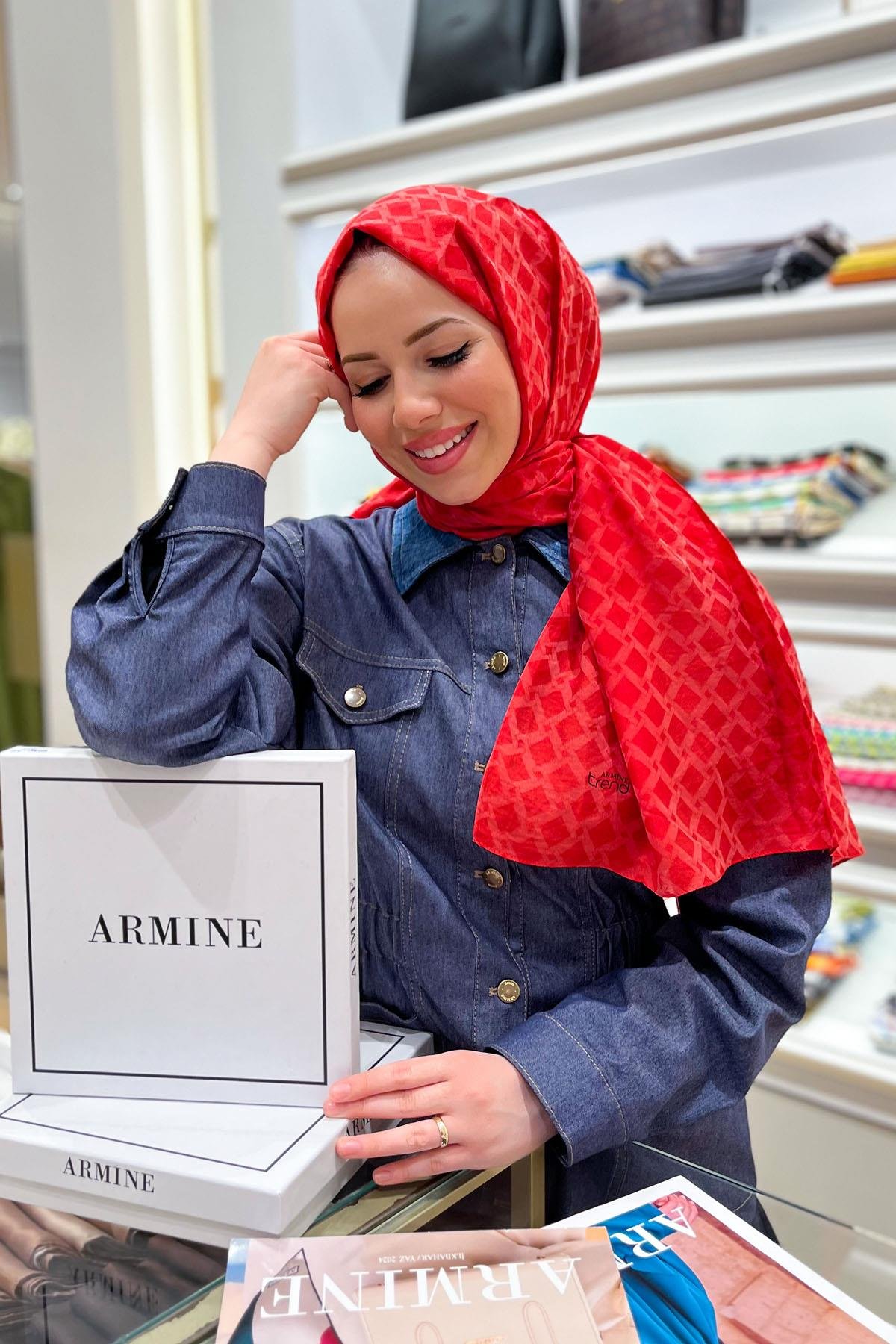 Armine Trend Lia Şal - Pamuklu - ATS1LIA-2353