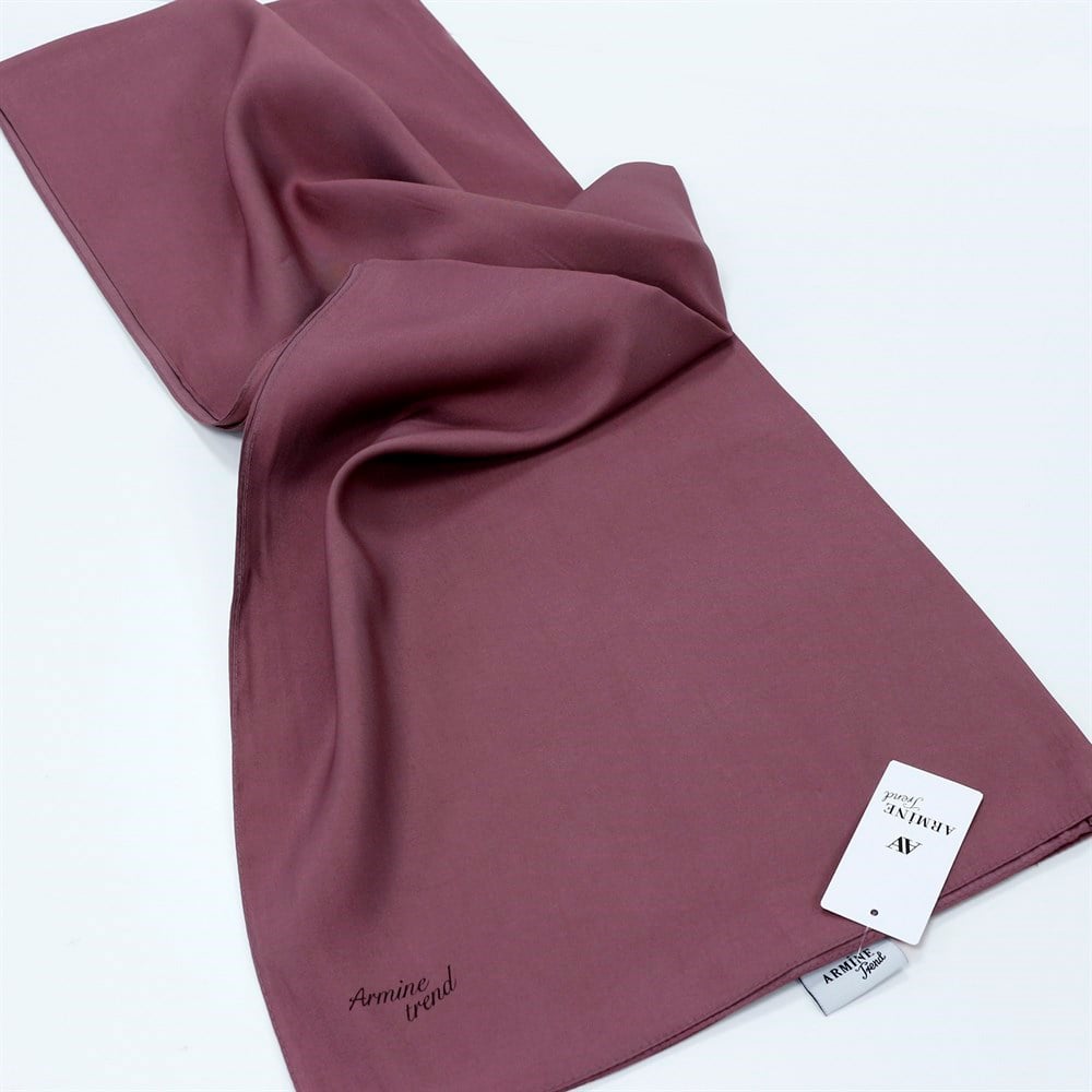 Armine Trend Modal Şal - Düz Renk - Gül Kurusu - MDZ01-306