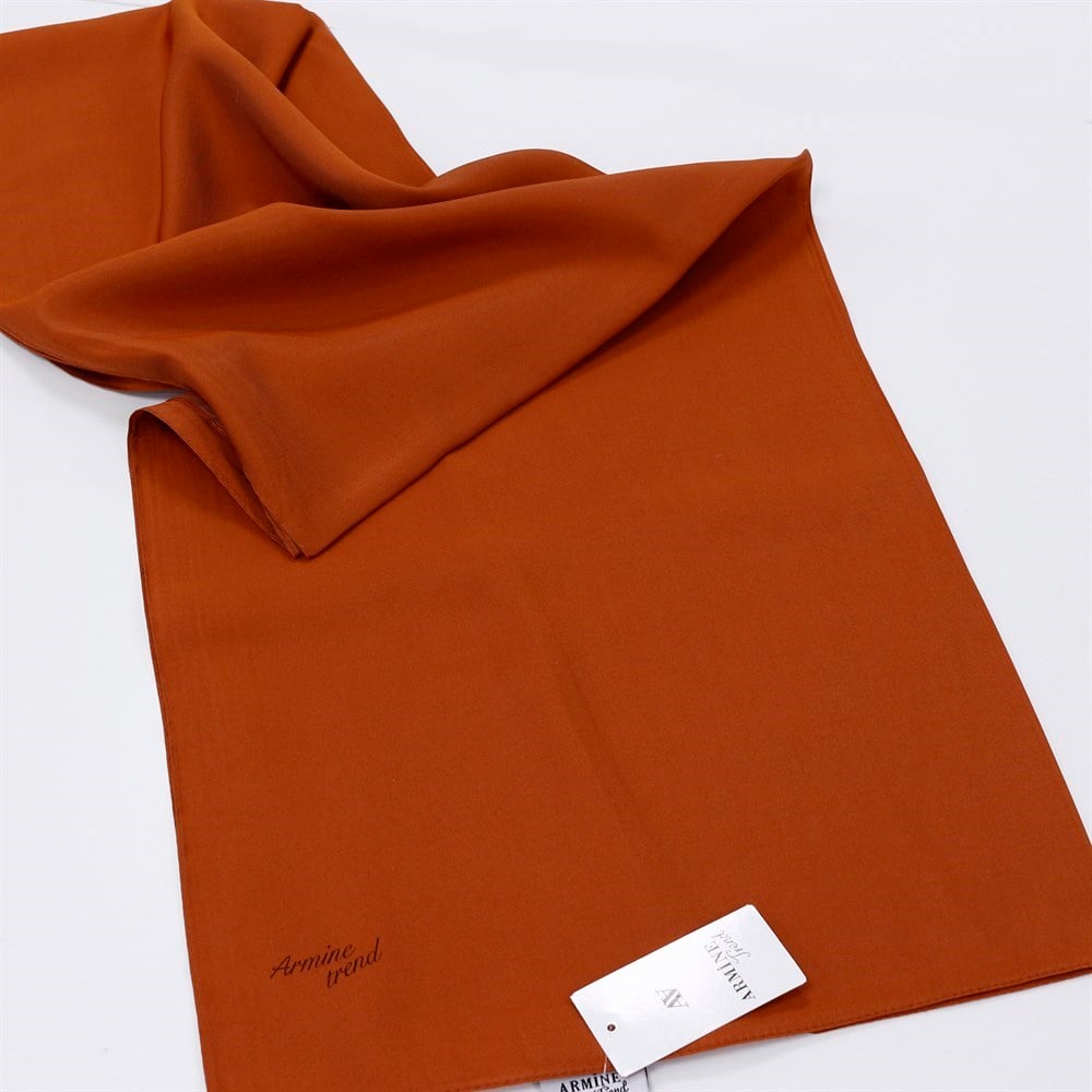 Armine Trend Modal Şal - Düz Renk - Tarçın - MDZ01-411