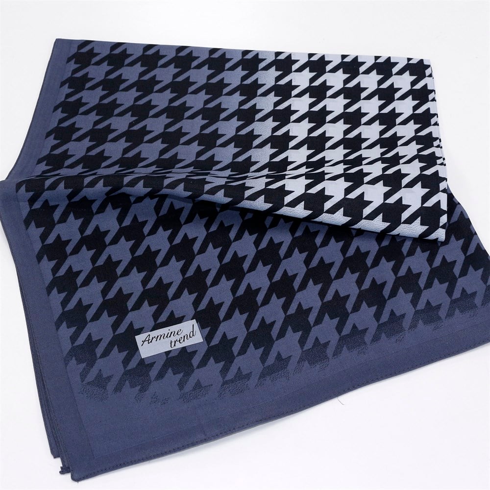 Armine Trend Modal Şal - Kazayağı - Füme - MD2254-09