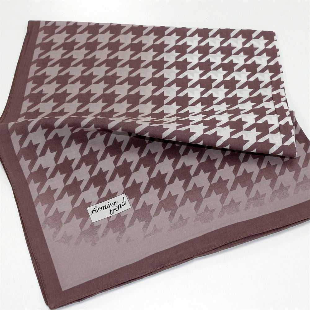 Armine Trend Modal Şal - Kazayağı - Vizon - MD2254-24