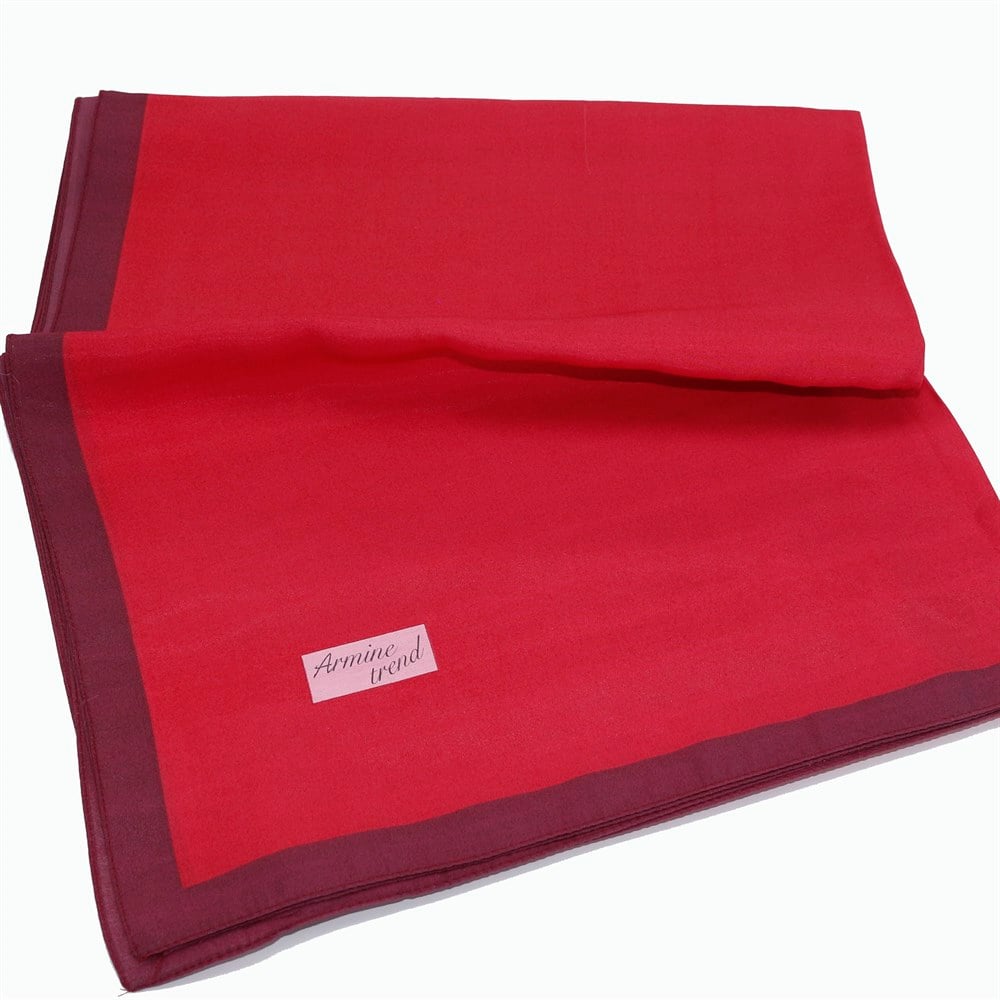 Armine Trend Modal Şal - Kırmızı - MD3611-A05