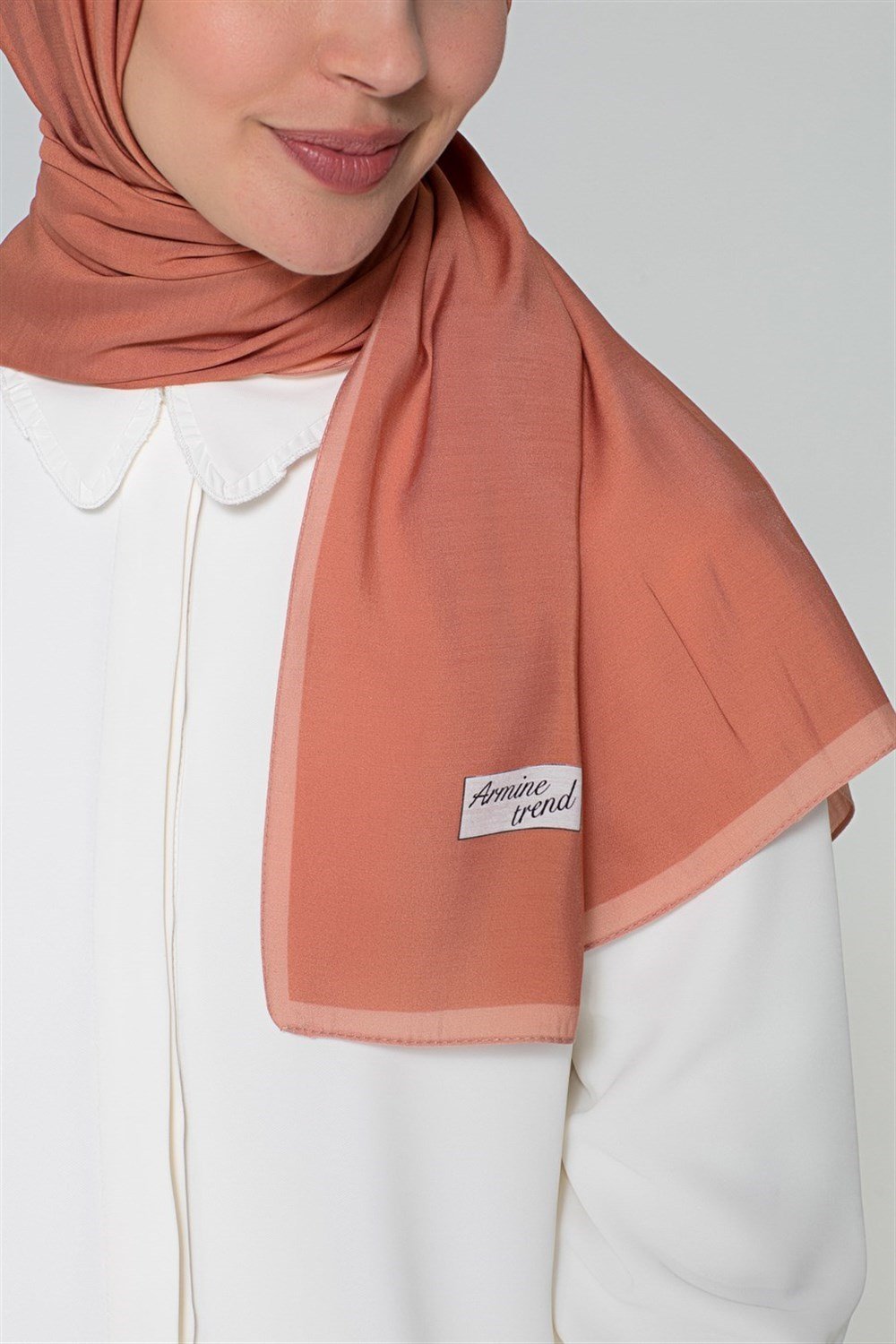 Armine Trend Modal Şal - Turuncu - MD3611-12
