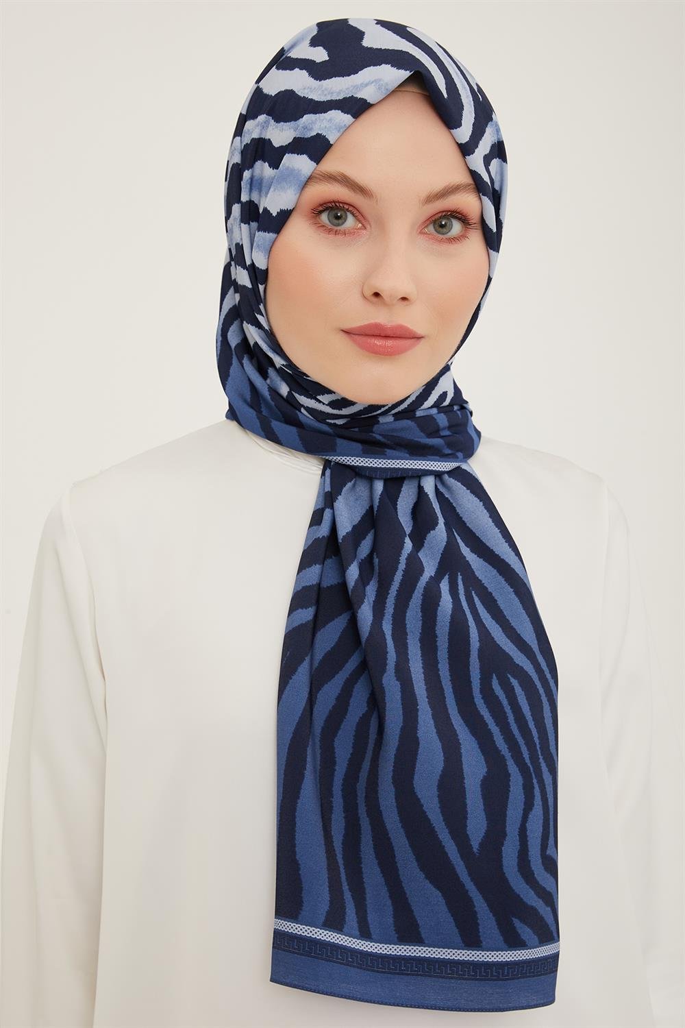 Armine Trend Modal Şal - Zebra Desen - 5747-08
