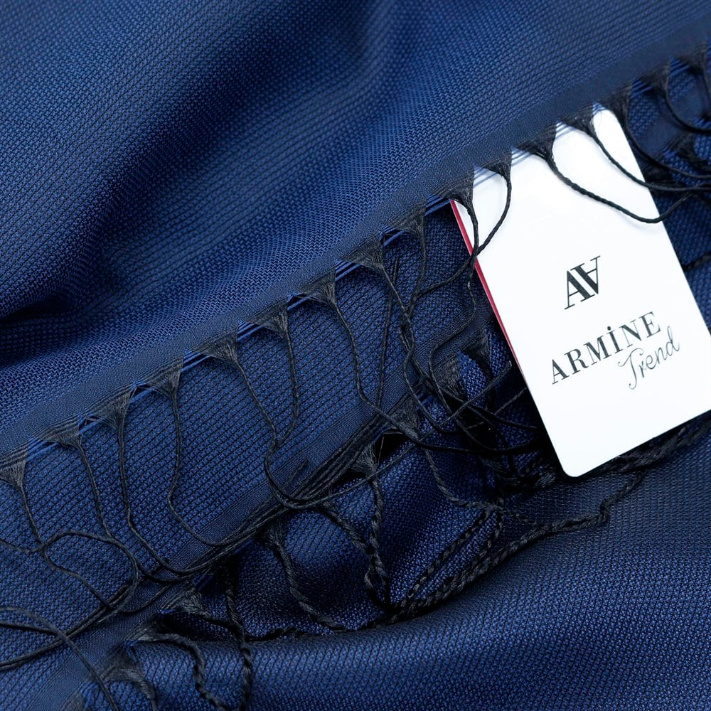 Armine Trend Nergis Şal - Lacivert - ATSN01