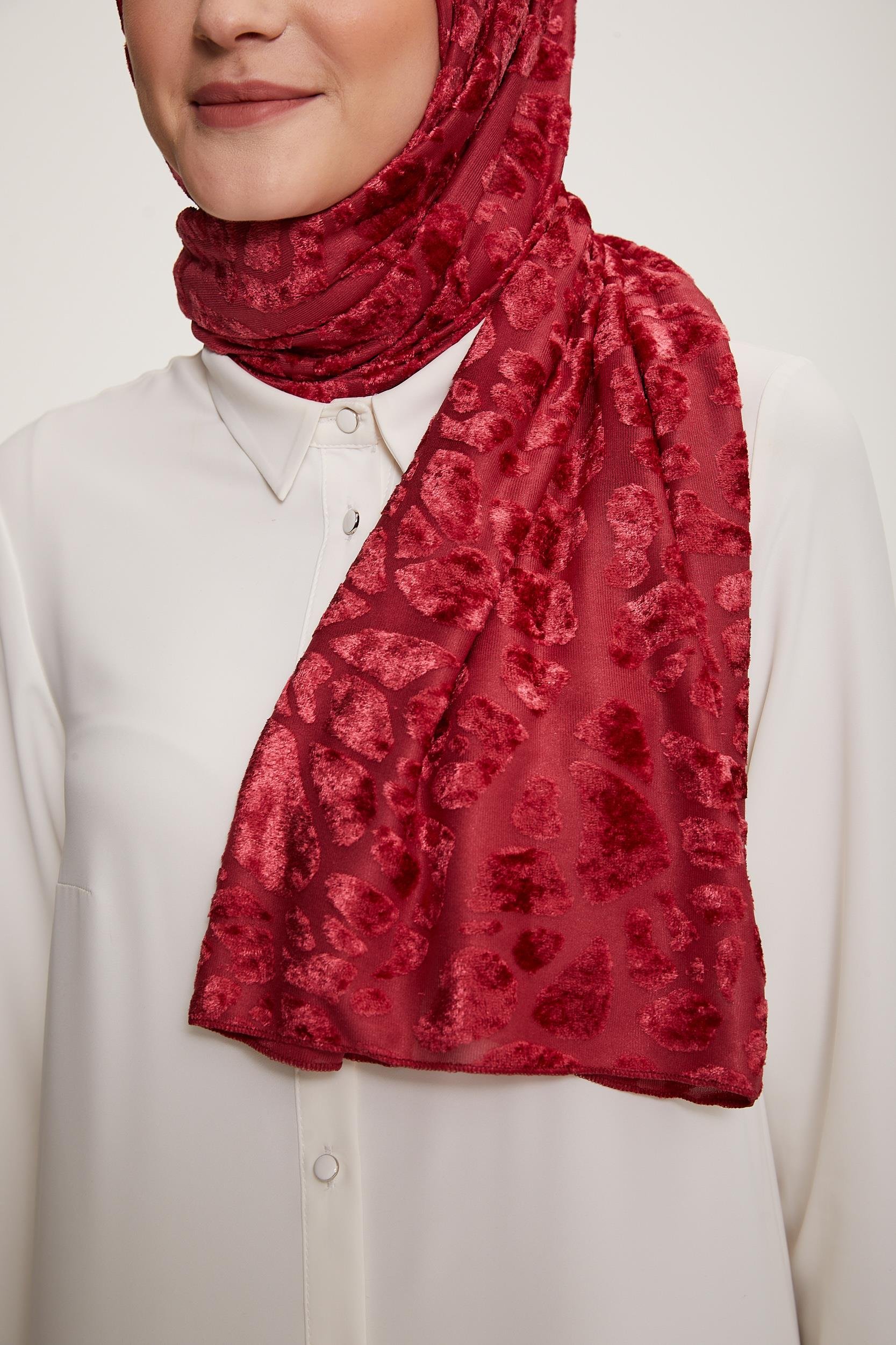 Armine Trend Örme Şal 4 - ATS4OR - 3'lü Set - Taş Rengi, Mavi, Pembe
