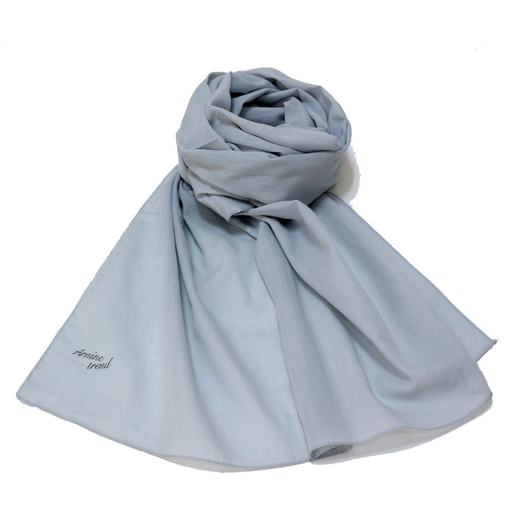 Armine Trend Pamuk Şal - Gümüş