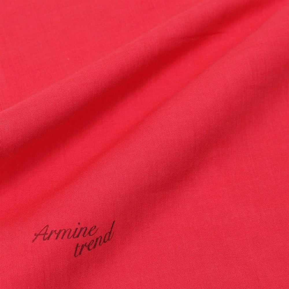 Armine Trend Pamuk Şal Düz Renk - Kırmızı - Kırmızı