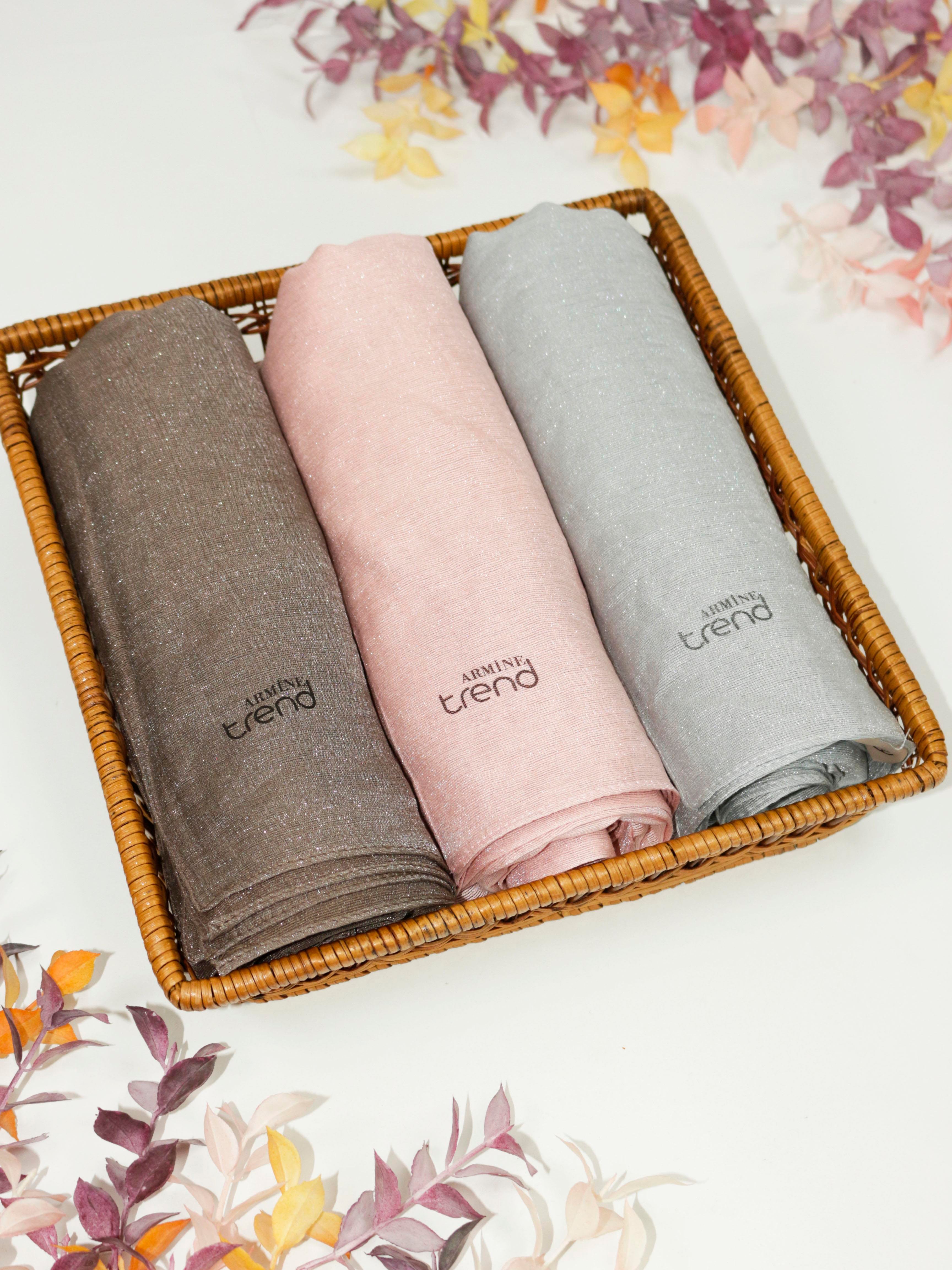 Armine Trend Pırıltı Abiye Şal 1 - ATS1PR - 3'lü Set -