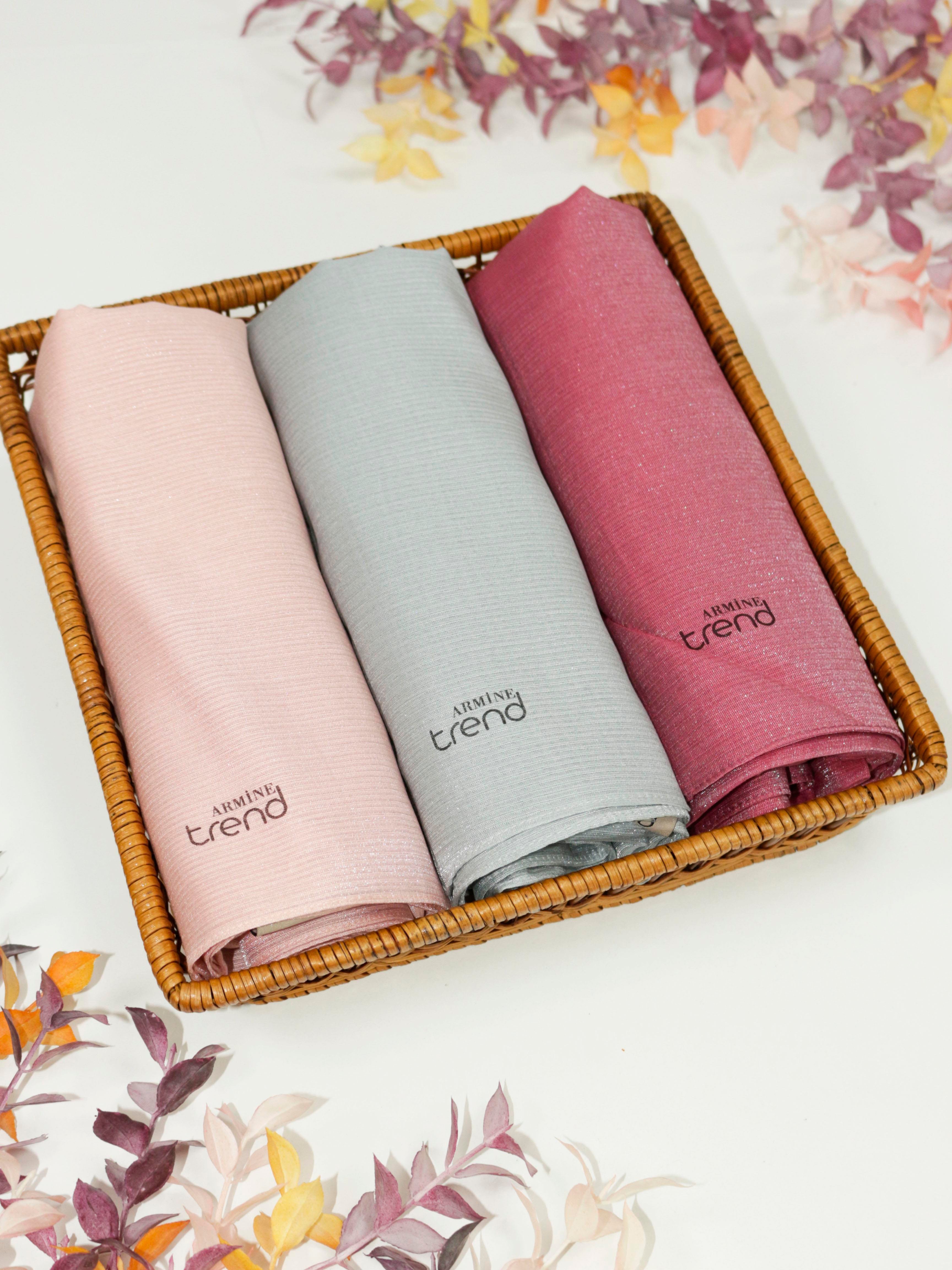 Armine Trend Pırıltı Abiye Şal 2 - ATS2PR - 3'lü Set -