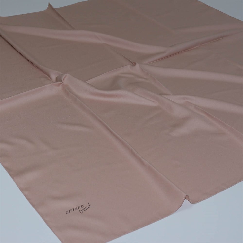Armine Trend Rayon Poly. Düz Renk Eşarp - 1292 BEJ - Tivil