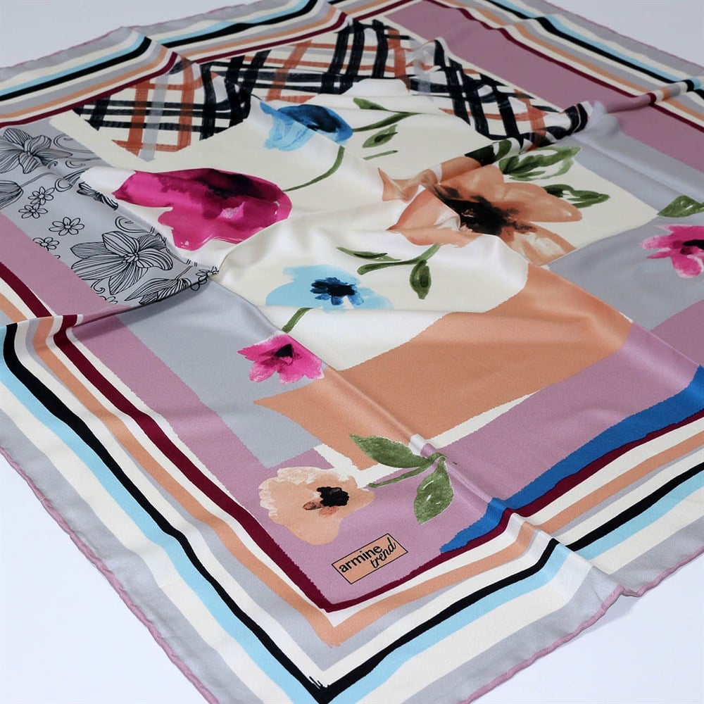 Armine Trend Rayon Poly. Eşarp - 13300P 01 - Tivil