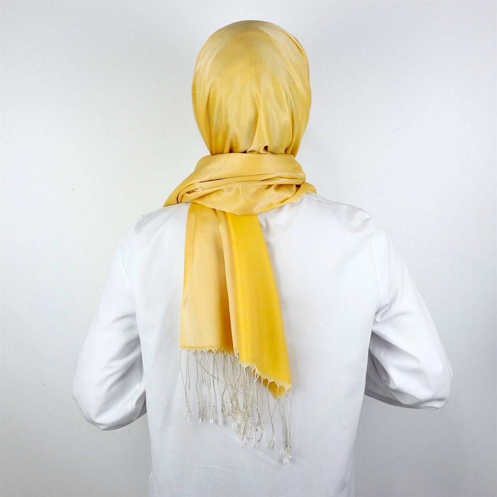 Armine Trend Silk Touch Şal  - 6 - Sarı