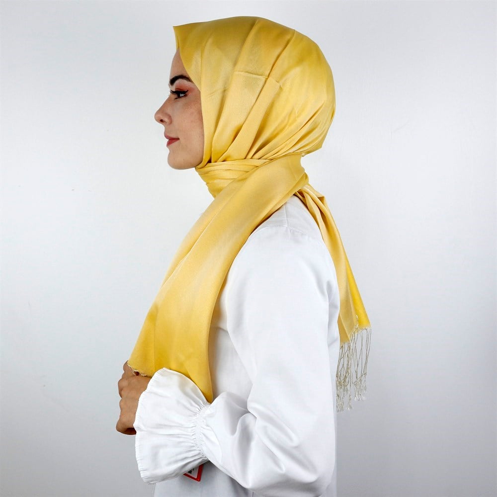 Armine Trend Silk Touch Şal  - 6 - Sarı