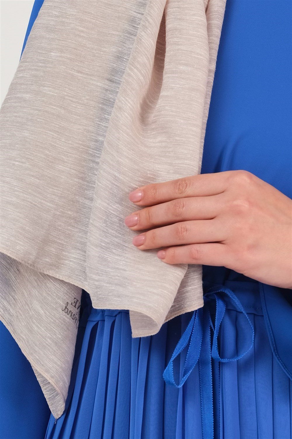 Armine Trend Simli Buse Şal  - K.Gri - K.Gri