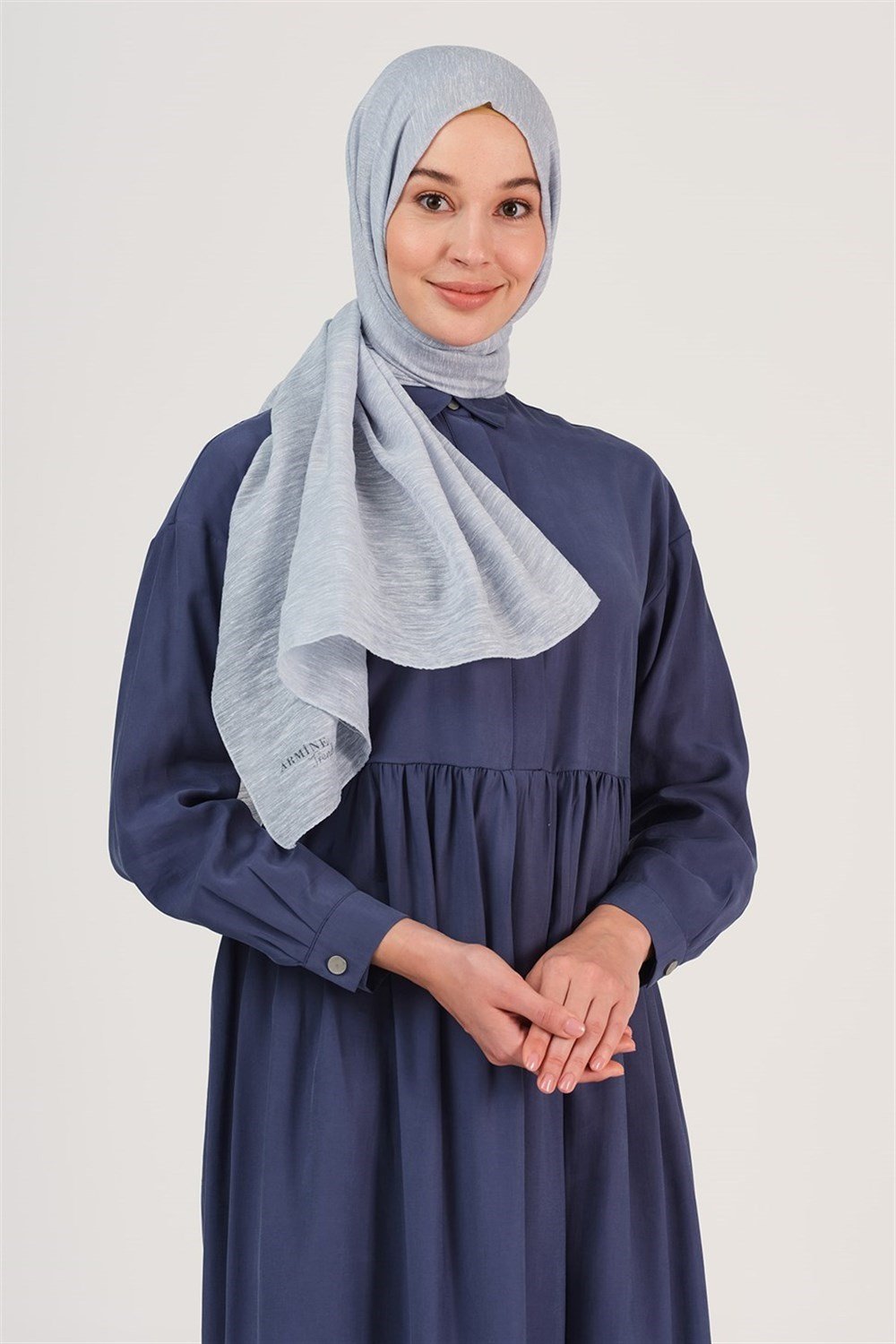 Armine Trend Simli Buse Şal  - Su Yeşili - Su Yeşili