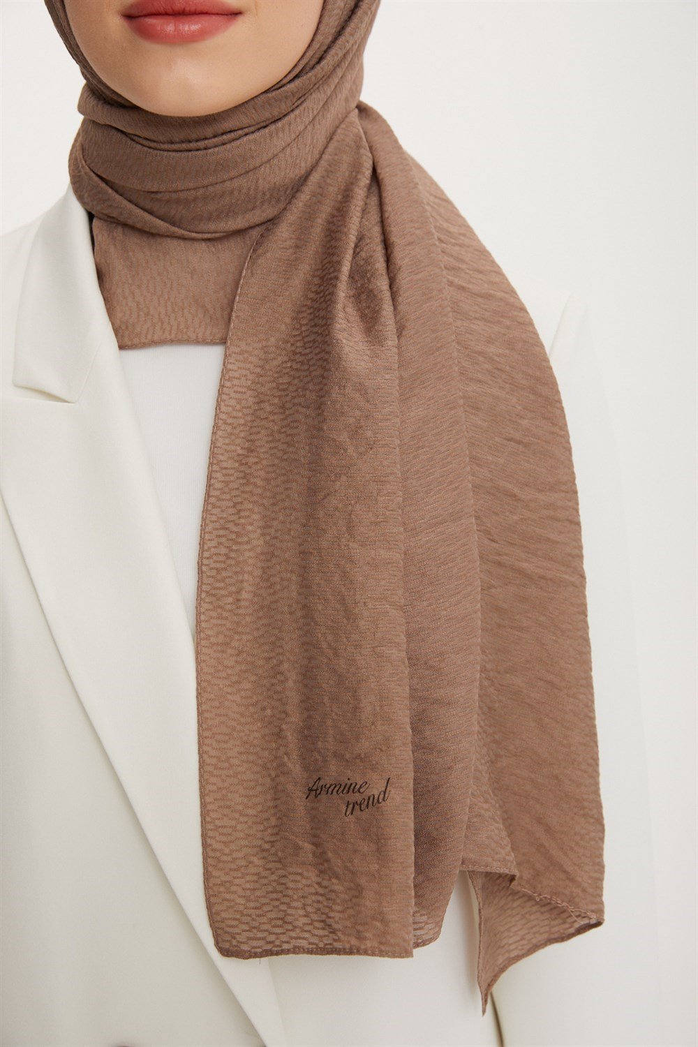 Armine Trend Star Şal - 3'lü Set - Siyah, Kahve - ATSSTR-545-560-572