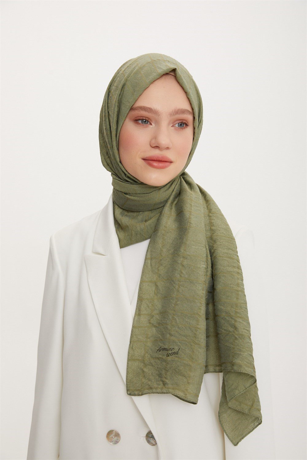 Armine Trend Star Şal - 3'lü Set - Yeşil, Mor, Mavi - ATSSTR-542-544-561