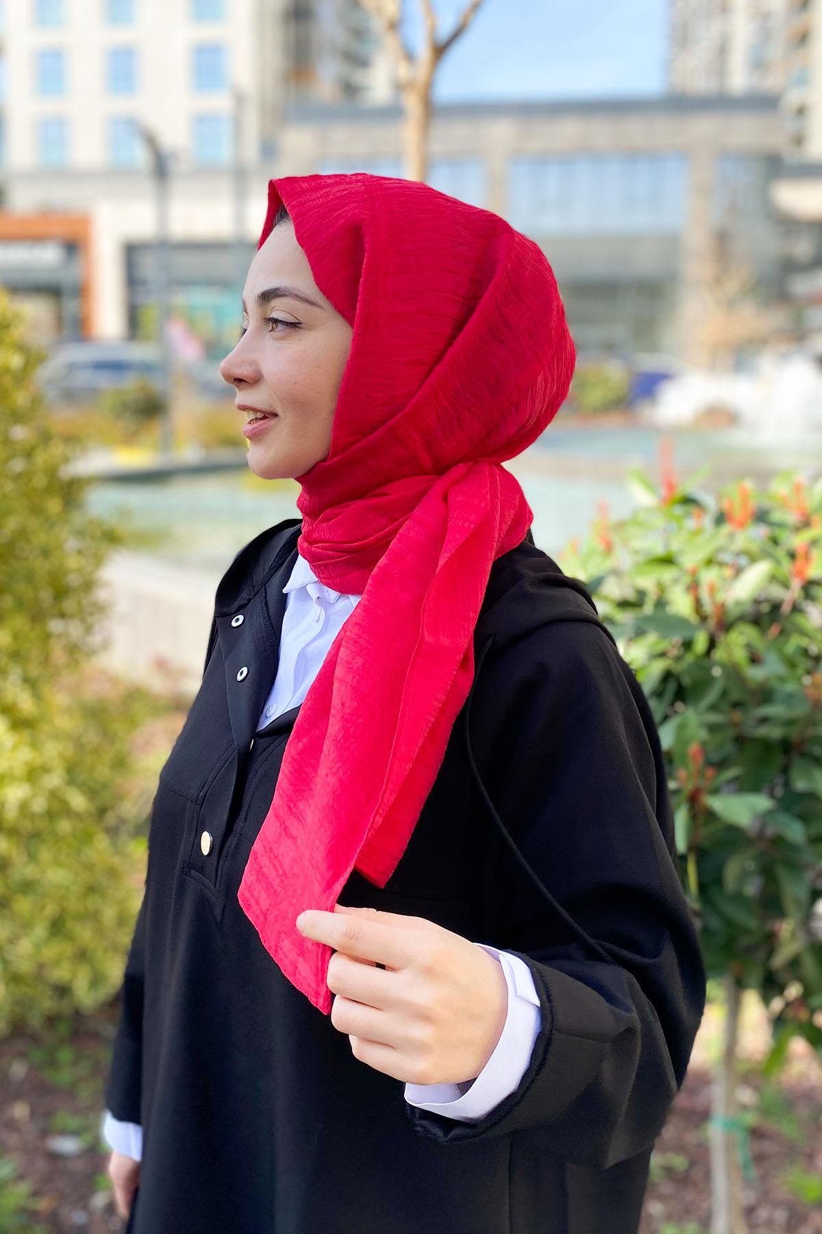 Armine Trend Star Şal - ATSSTR-569 - Kırmızı