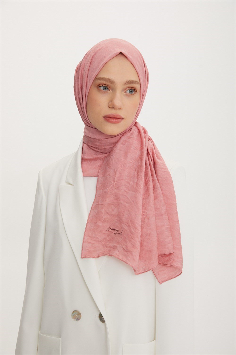 Armine Trend Vega Şal - Modal Kumaş - 3'lü Set - Mor, Gri, Eflatun - ATSVG-560-567-569