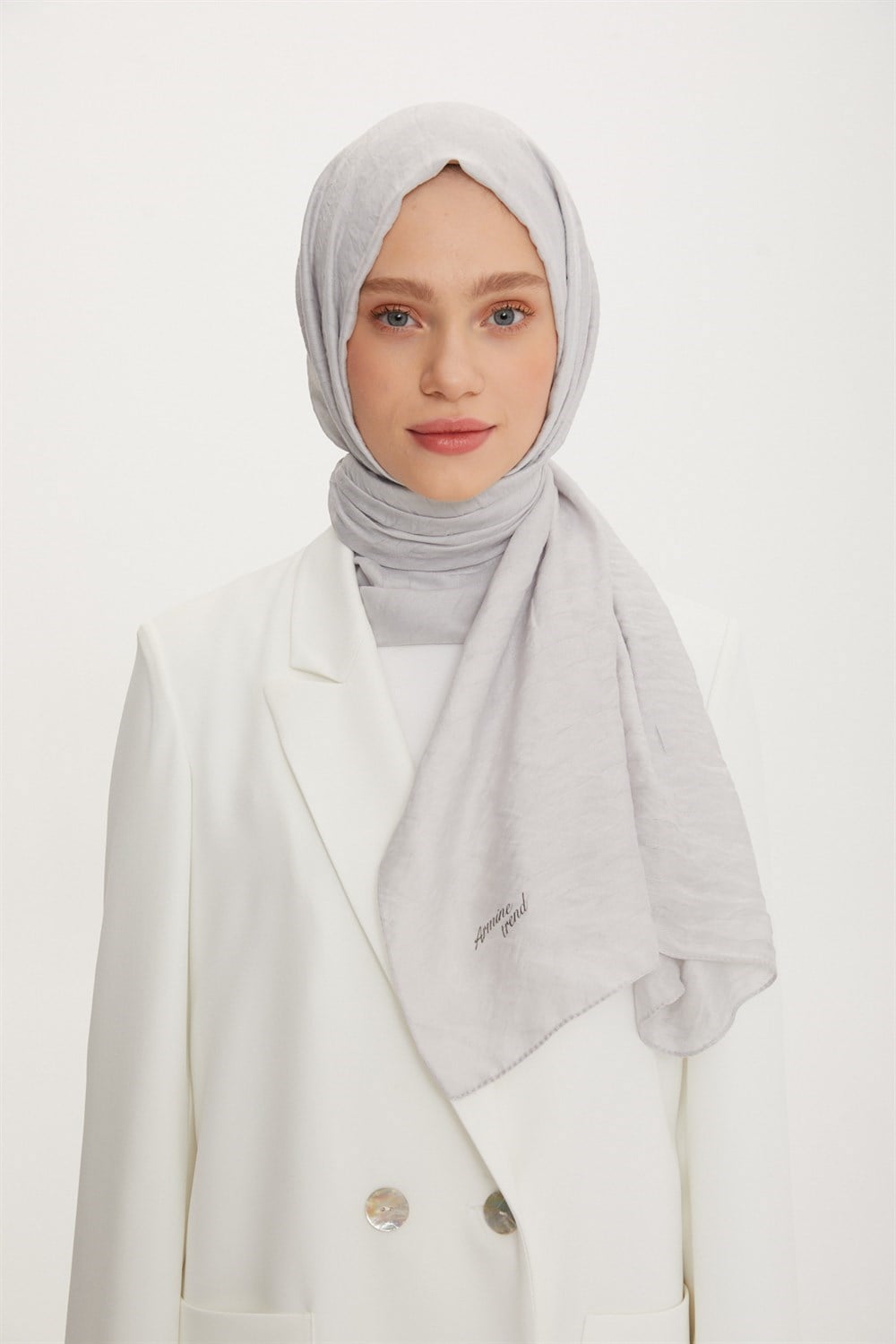 Armine Trend Vega Şal - Modal Kumaş - 3'lü Set - Mor, Gri, Eflatun - ATSVG-540-543-548