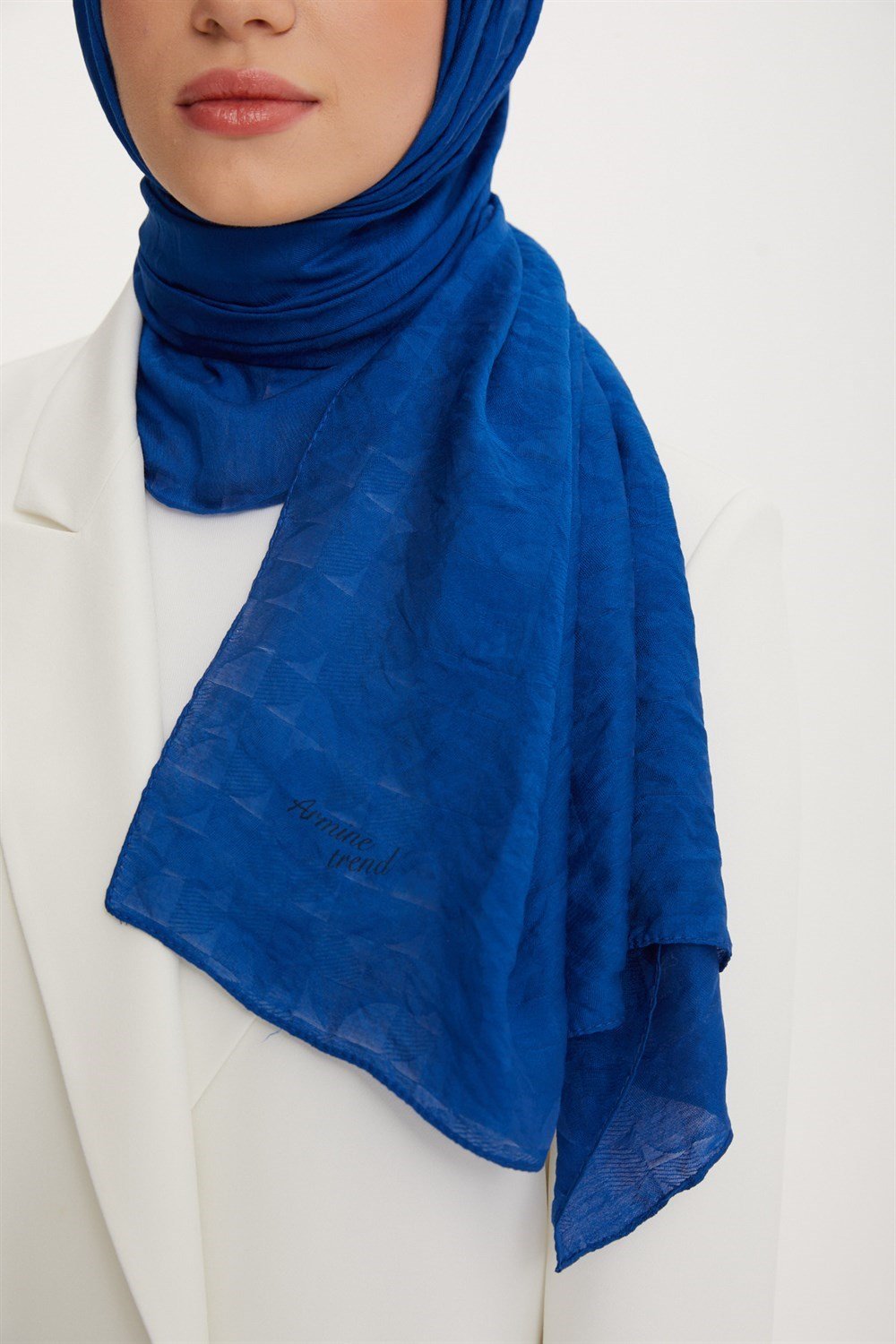 Armine Trend Vega Şal - Modal Kumaş - ATSVG-561-570-572 - 3'lü Set - Mavi Tonları