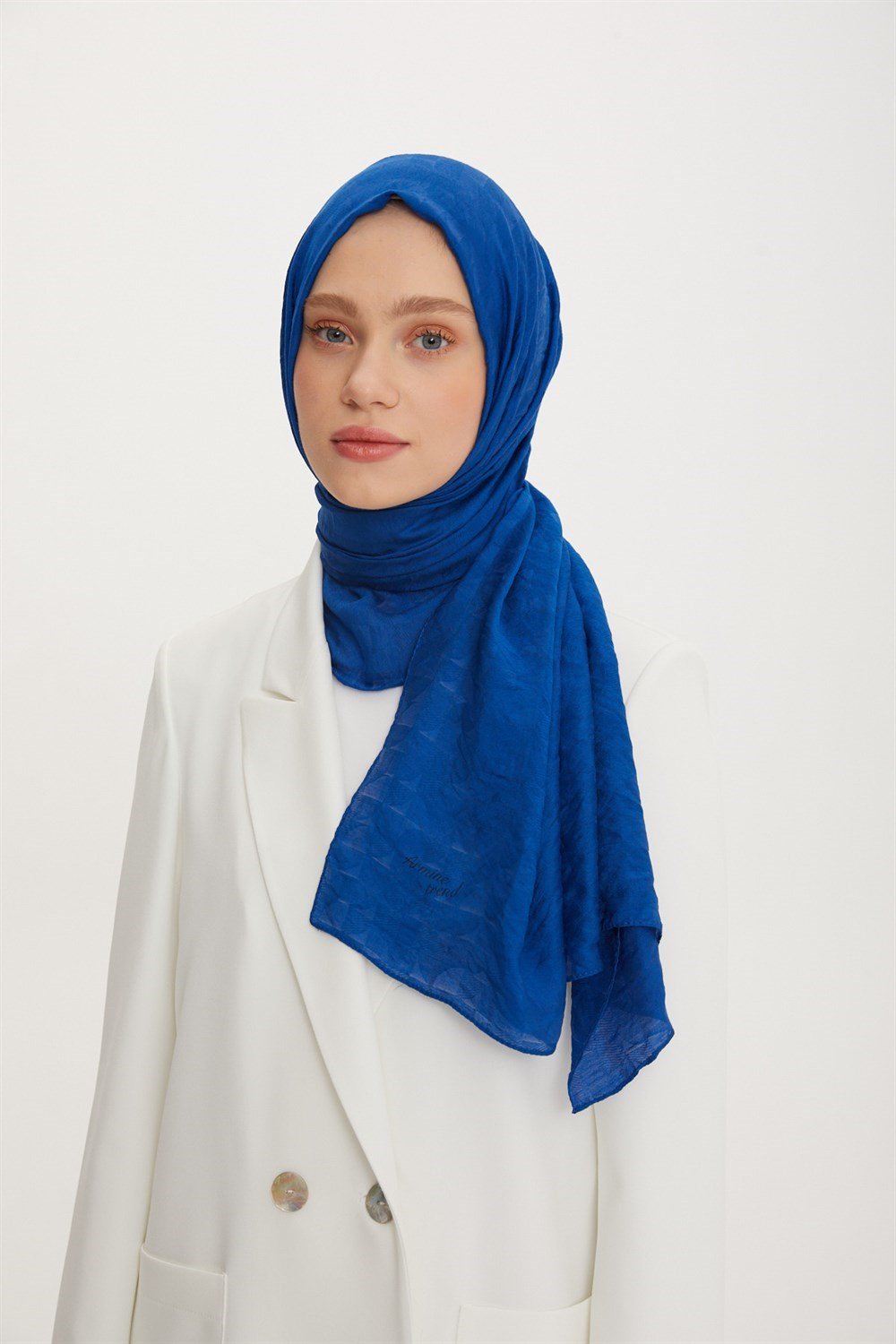 Armine Trend Vega Şal - Modal Kumaş - ATSVG-561-570-572 - 3'lü Set - Mavi Tonları