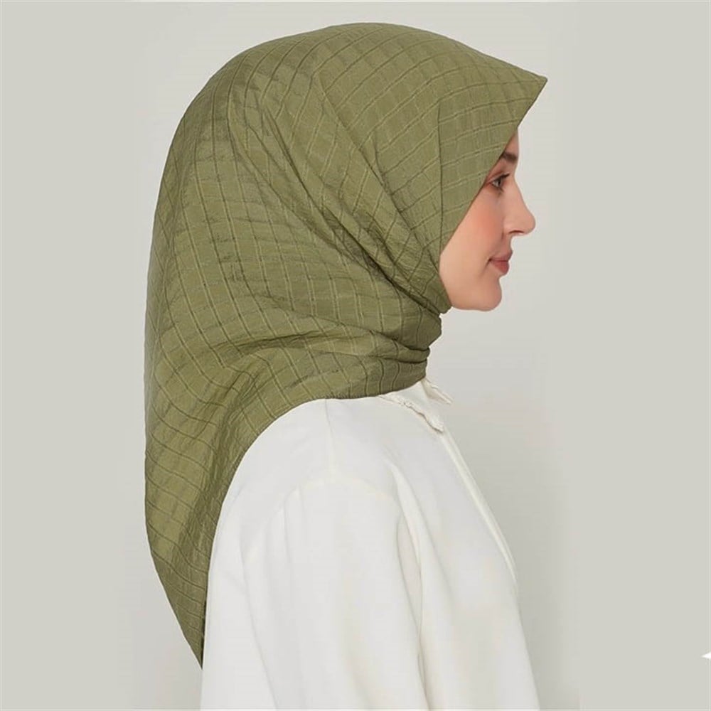 Armine Trend Yok Eşarp - Haki