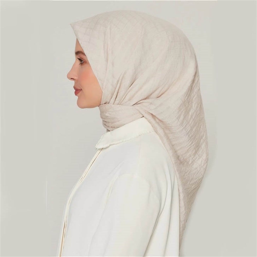 Armine Trend Yok Eşarp - Krem