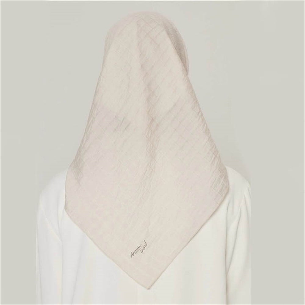 Armine Trend Yok Eşarp - Krem