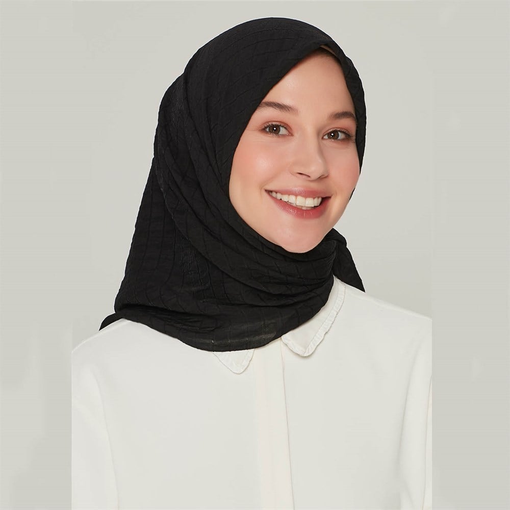 Armine Trend Yok Eşarp - Siyah