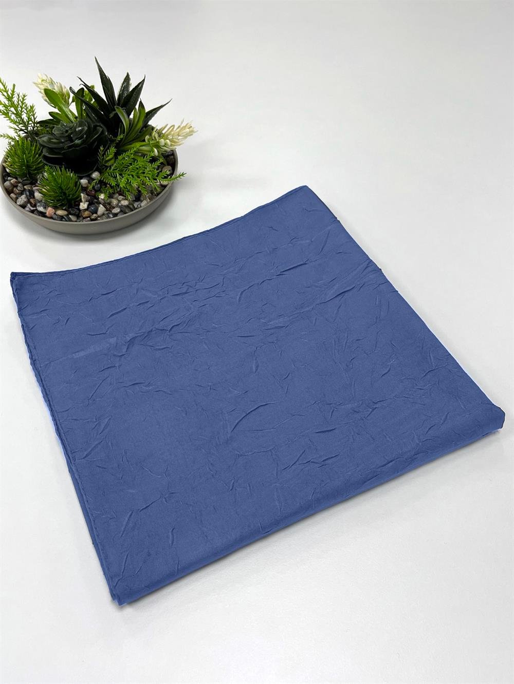 Bambu Kraş Eşarp - SEBKE21 - Mavi