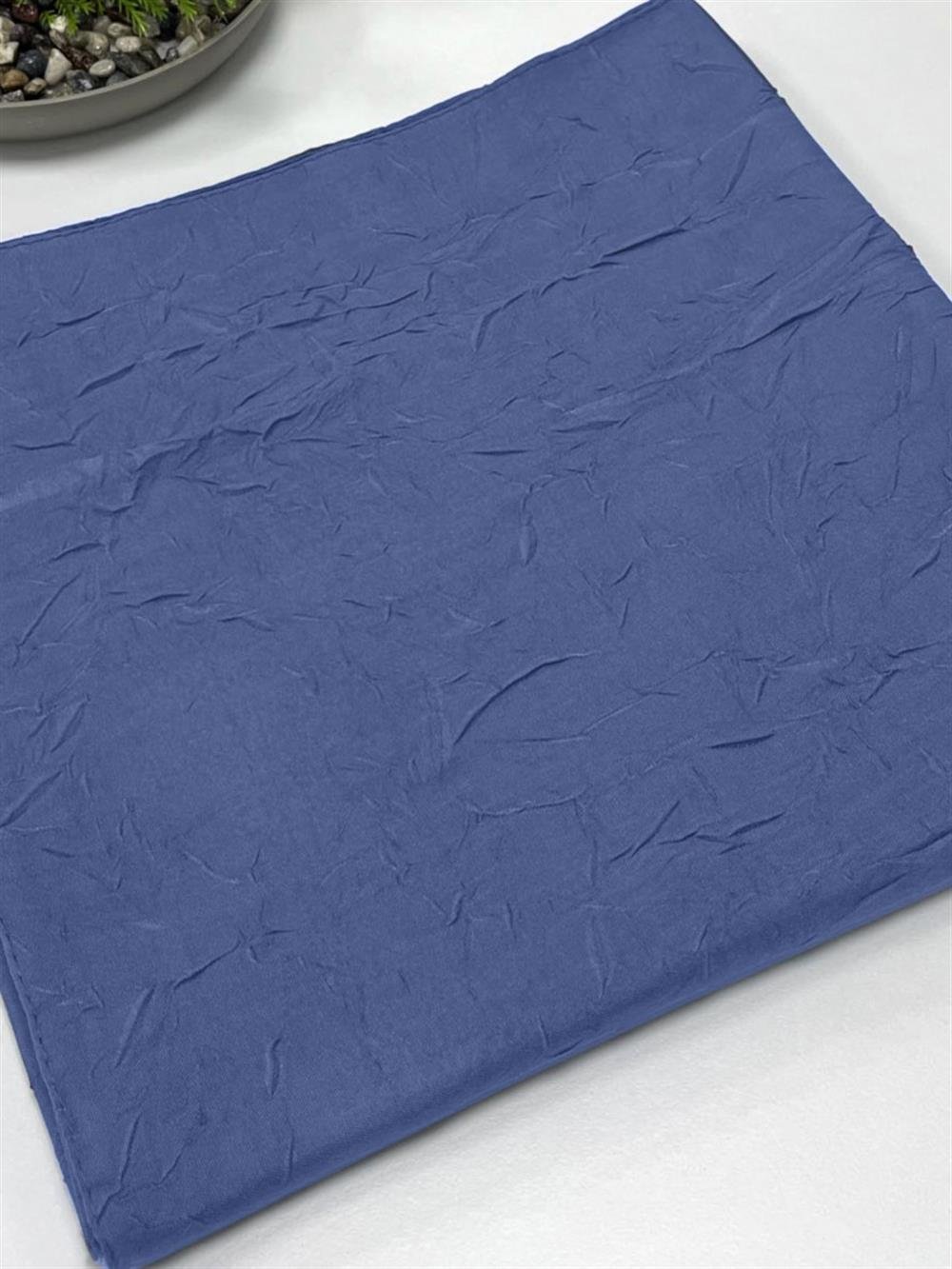 Bambu Kraş Eşarp - SEBKE21 - Mavi