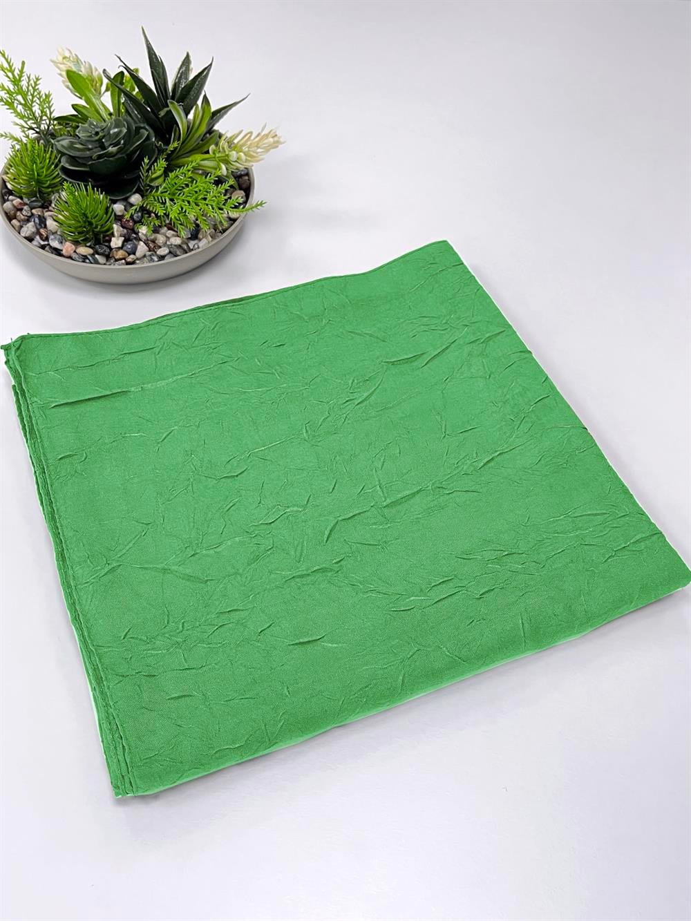 Bambu Kraş Eşarp - SEBKE56 - Yeşil 